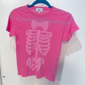 💙 WILDFOX skeleton t shirt